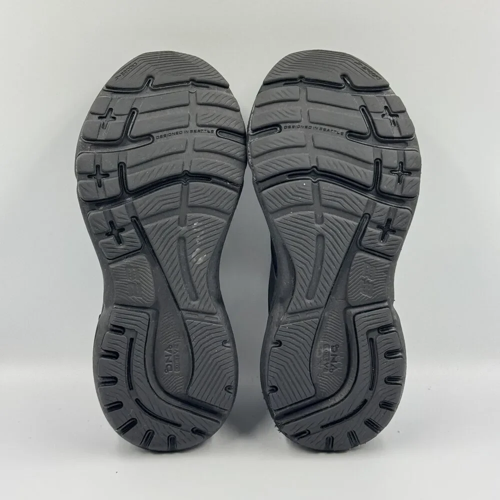 Brooks Womens 6.5 Black Adrenaline GTS 23 Running Shoes Support Cushion